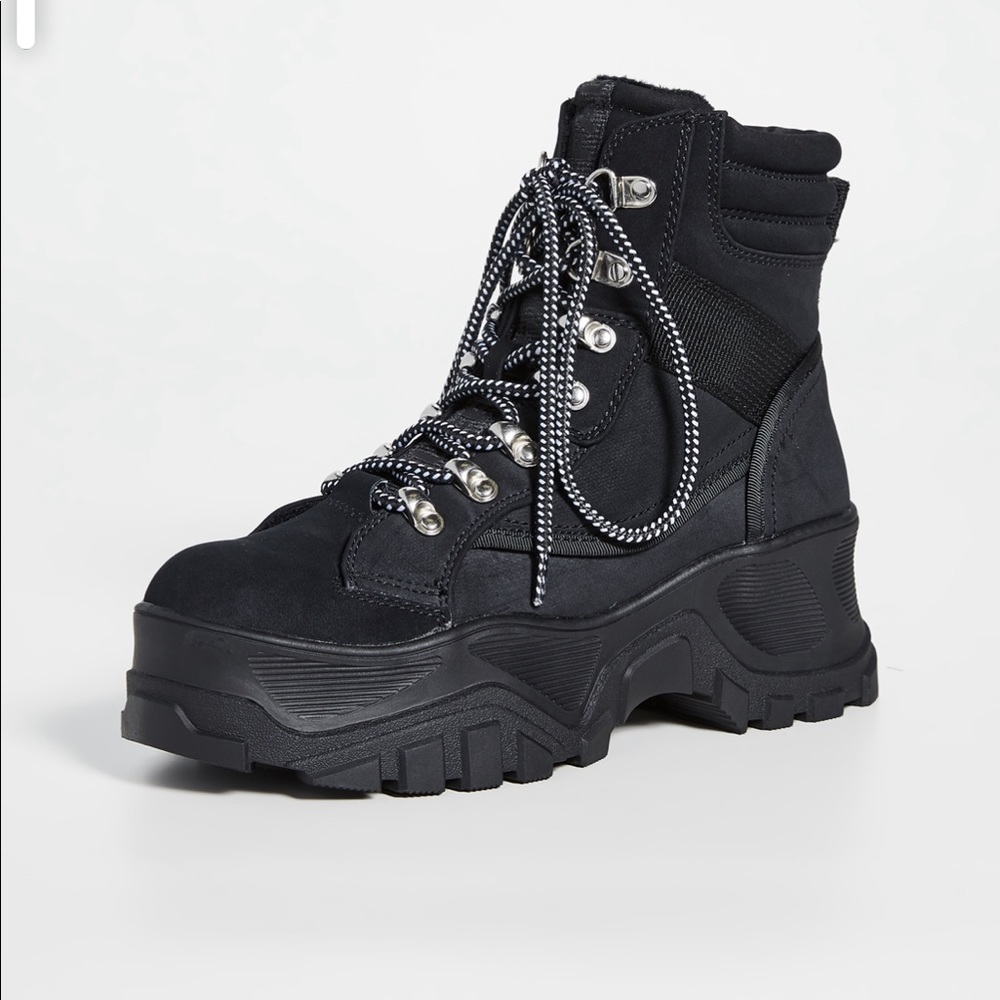 Buffalo London Fendo Lace Up Boots
